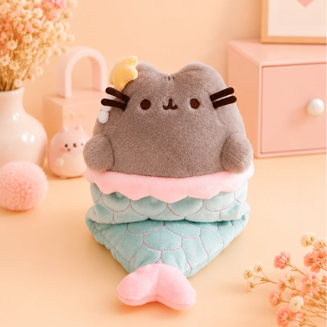 Peluche Pusheen Chat Sirène