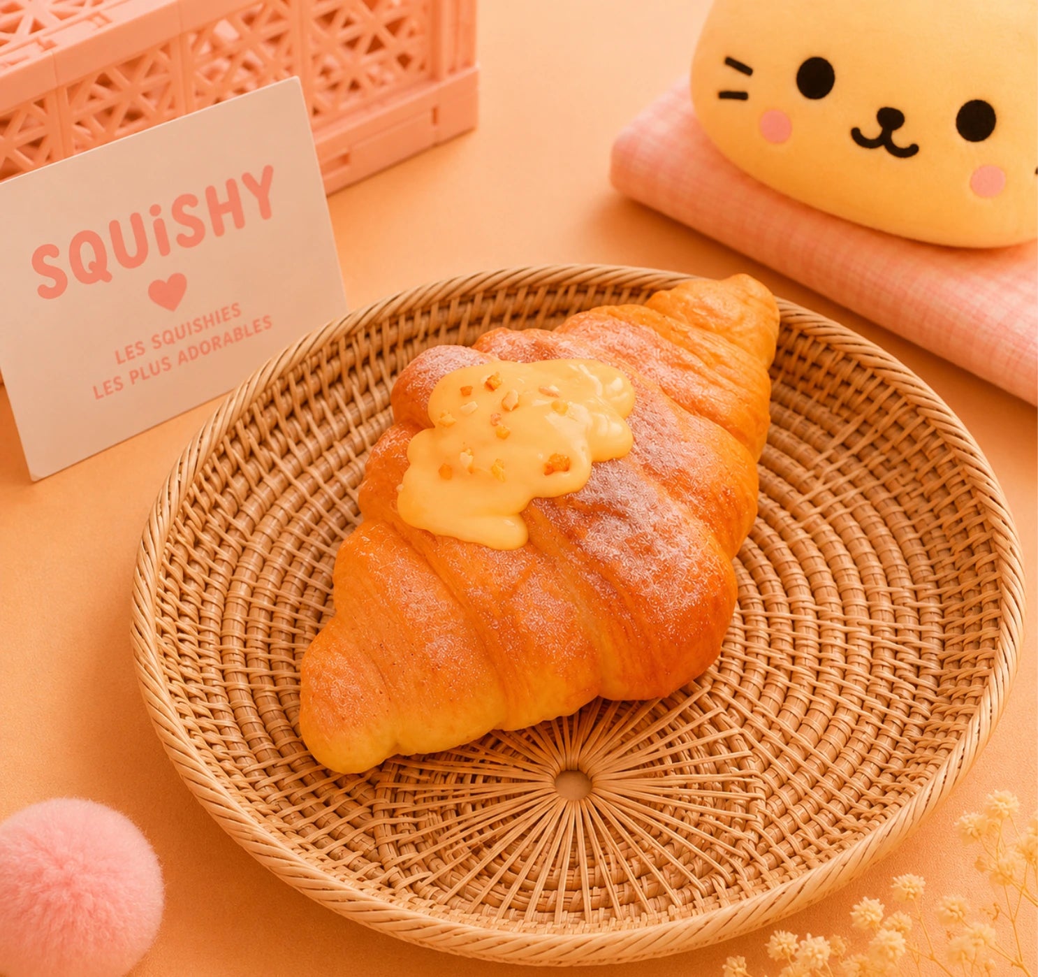 Squishy Croissant Kawaii - Ultra Moelleux & Anti-Stress