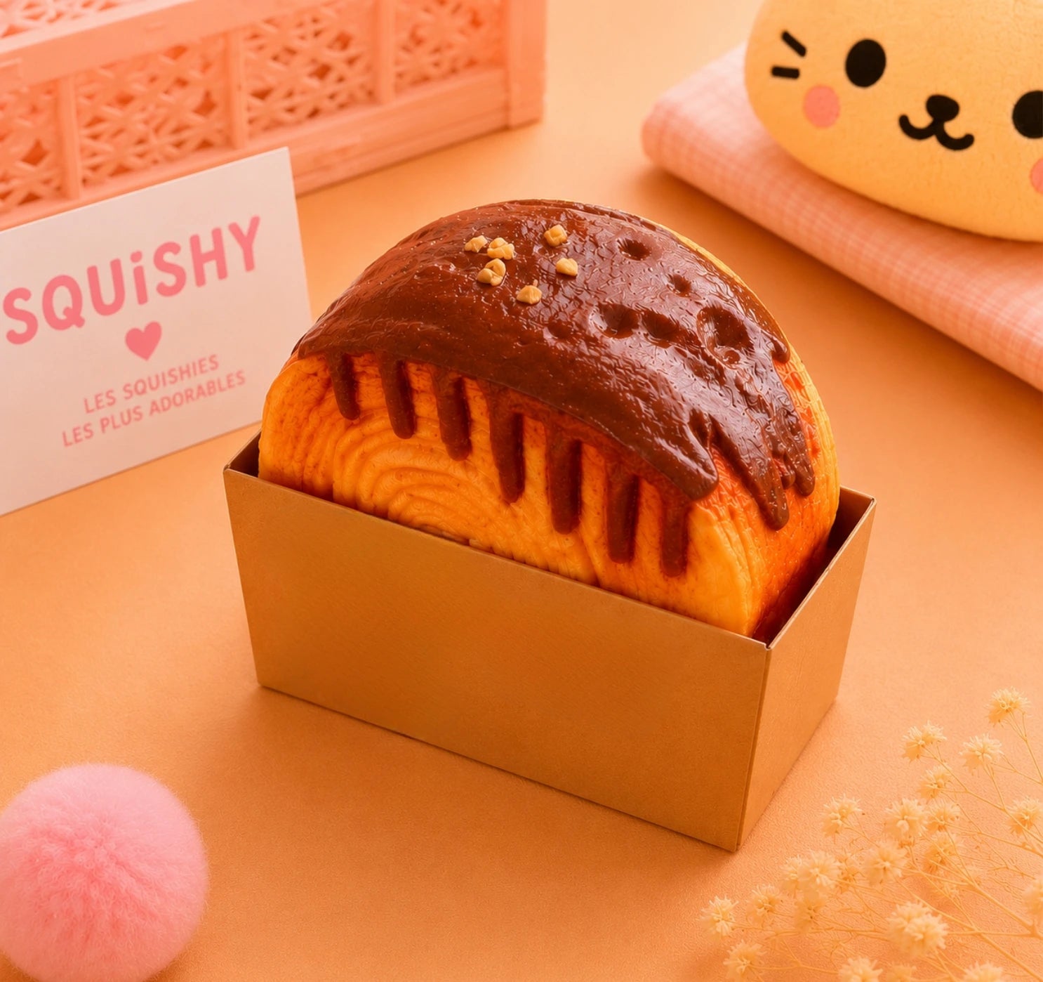 Squishy Pain au Chocolat - Ultra Moelleux & Anti-Stress